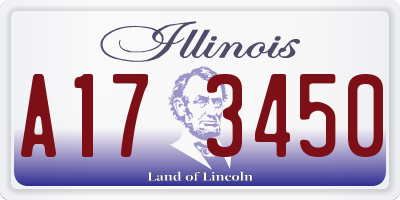 IL license plate A173450