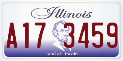IL license plate A173459