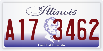 IL license plate A173462