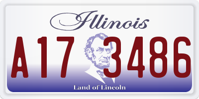IL license plate A173486