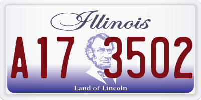 IL license plate A173502