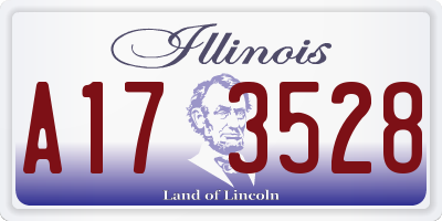 IL license plate A173528