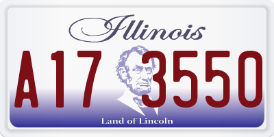 IL license plate A173550