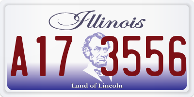 IL license plate A173556