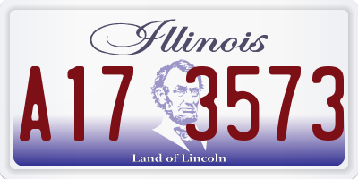 IL license plate A173573