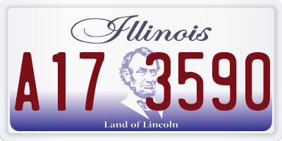IL license plate A173590