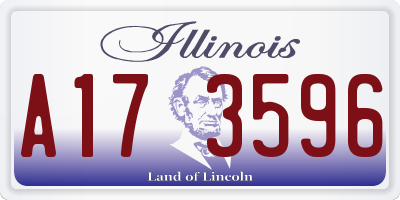 IL license plate A173596
