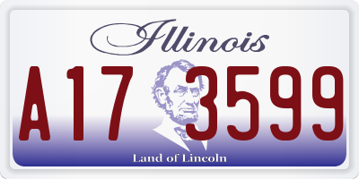 IL license plate A173599