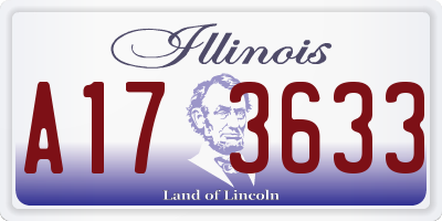 IL license plate A173633