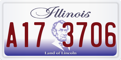 IL license plate A173706