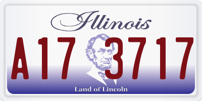 IL license plate A173717