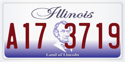 IL license plate A173719