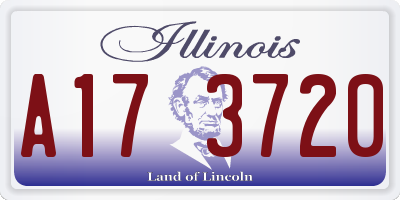 IL license plate A173720