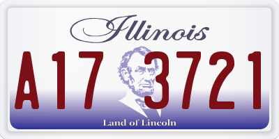 IL license plate A173721