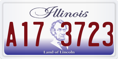 IL license plate A173723