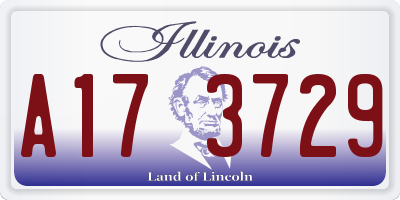 IL license plate A173729