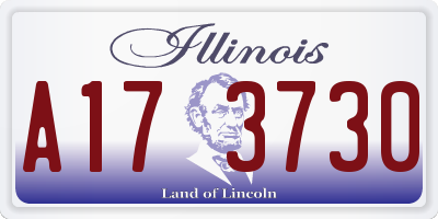 IL license plate A173730