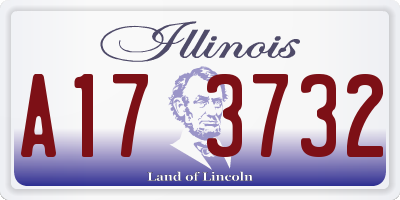 IL license plate A173732