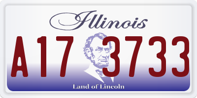 IL license plate A173733