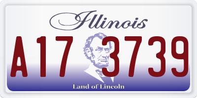 IL license plate A173739