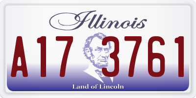IL license plate A173761