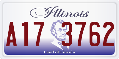 IL license plate A173762