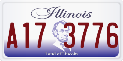 IL license plate A173776