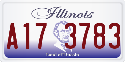 IL license plate A173783