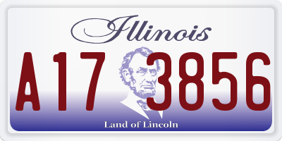IL license plate A173856