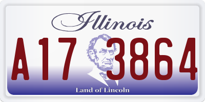 IL license plate A173864
