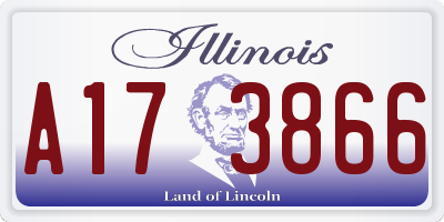 IL license plate A173866