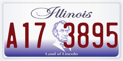 IL license plate A173895