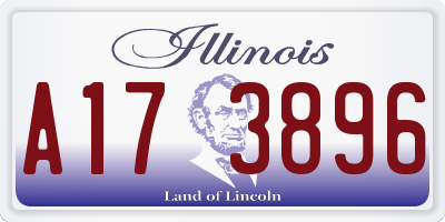 IL license plate A173896