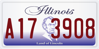 IL license plate A173908