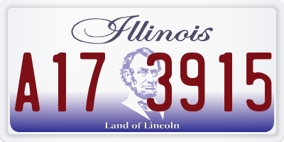 IL license plate A173915