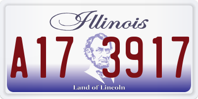 IL license plate A173917