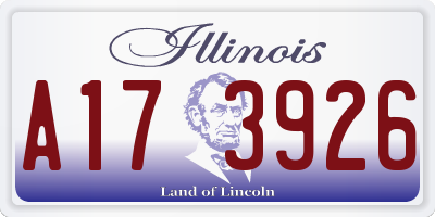 IL license plate A173926