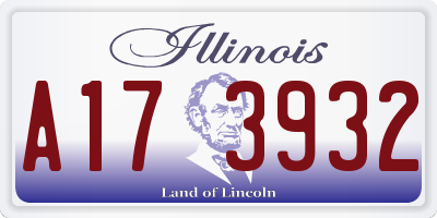 IL license plate A173932