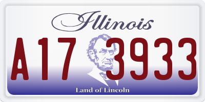 IL license plate A173933