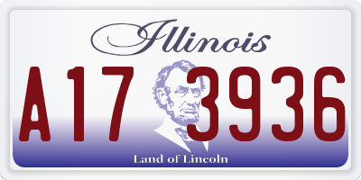 IL license plate A173936