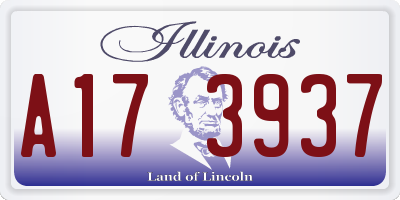 IL license plate A173937