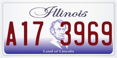 IL license plate A173969