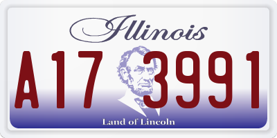 IL license plate A173991