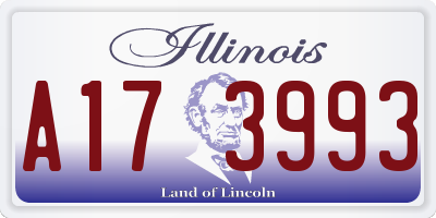 IL license plate A173993