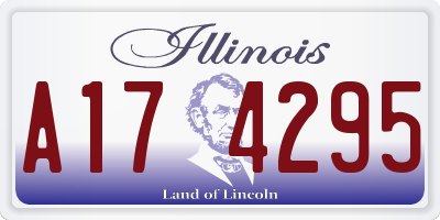 IL license plate A174295