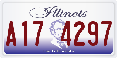 IL license plate A174297