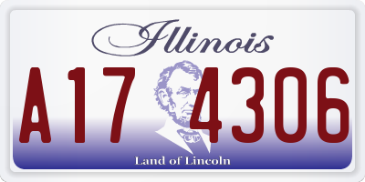 IL license plate A174306