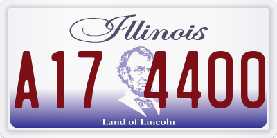 IL license plate A174400