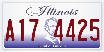 IL license plate A174425