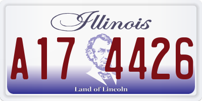 IL license plate A174426